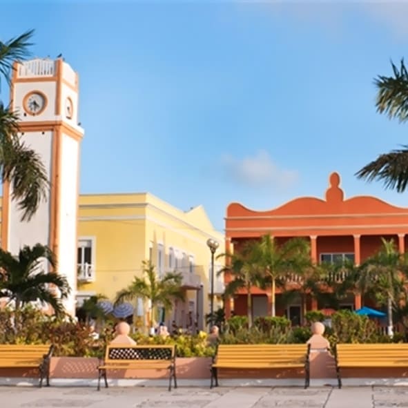 Disfrutar del tranquilo ambiente de San Miguel – COZUMEL, PLAYAS